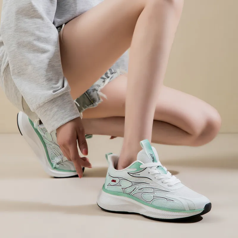 JEANSWEST Slip Resistant, Breathable, Rebound, Lightweight Low Top Running Shoes Unisex-13