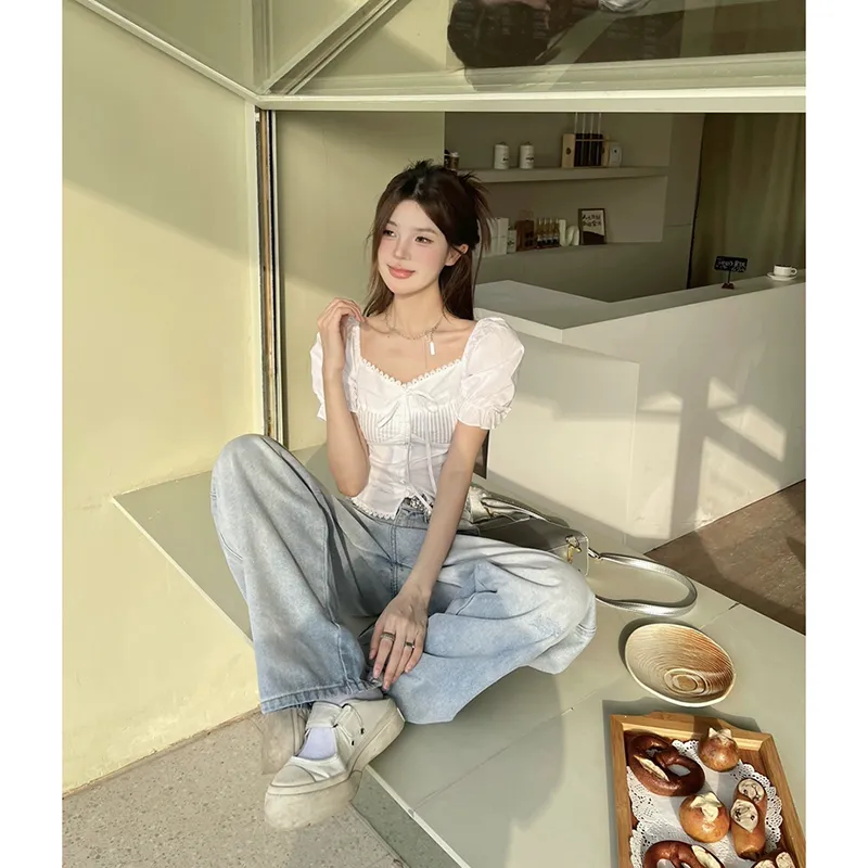 SYEEE WITH U T Shirts Women's White-2