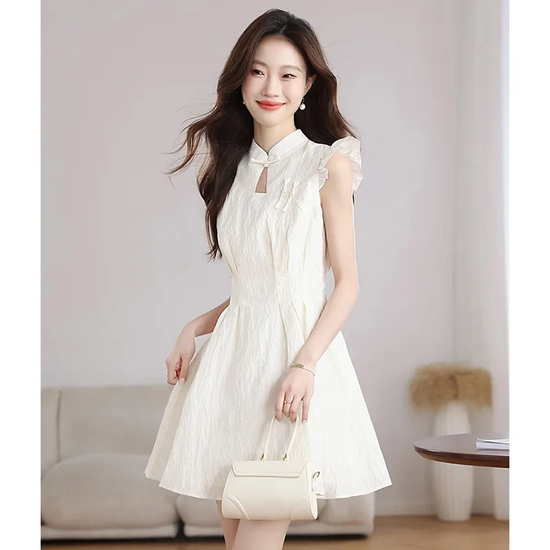 SYEEE WITH U Short Sleeved Dress Women's-2