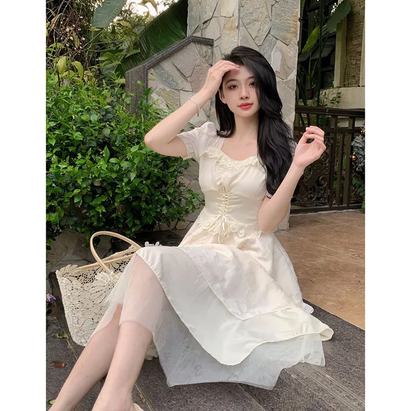 SYEEE WITH U Short Sleeved Dress Women's-6