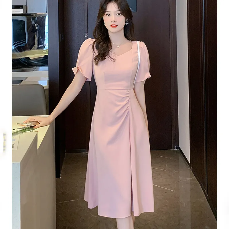 SYEEE WITH U Short Sleeved Dresses Women's-4