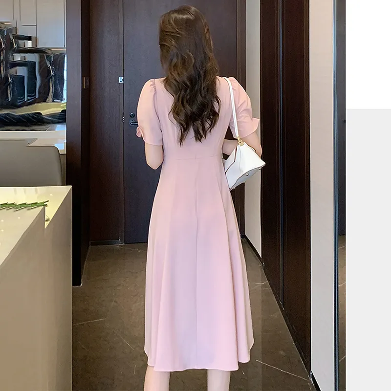SYEEE WITH U Short Sleeved Dresses Women's-5