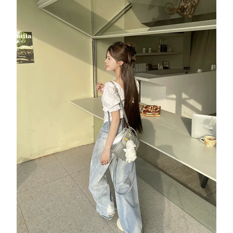 SYEEE WITH U T Shirts Women's White-3