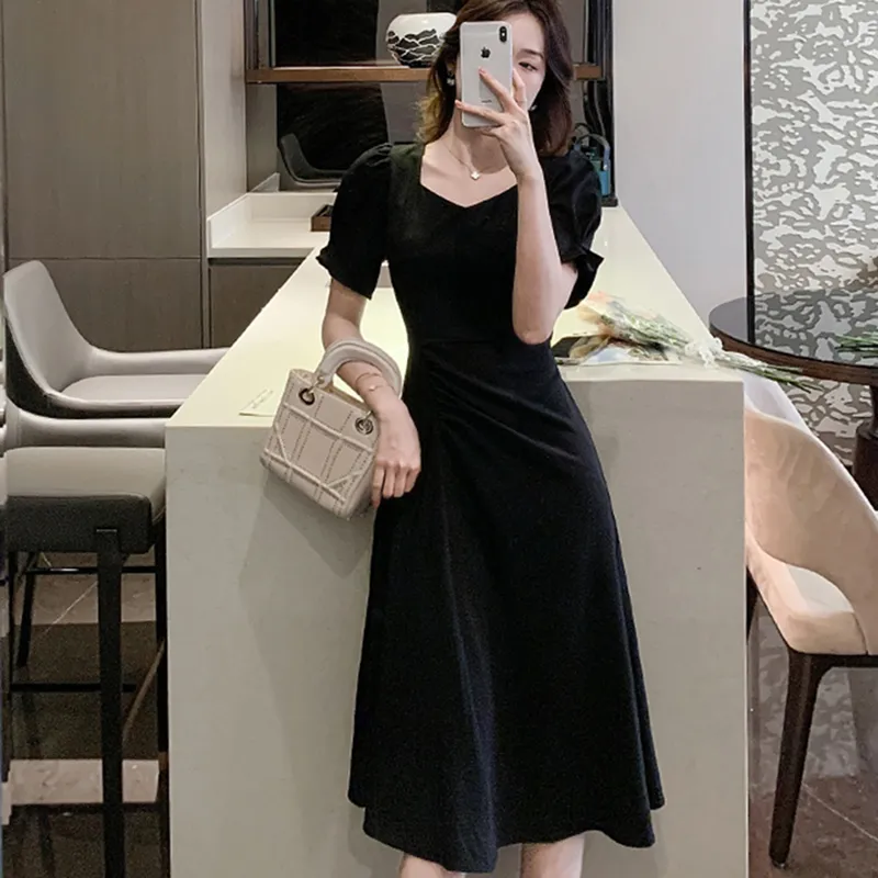 SYEEE WITH U Short Sleeved Dresses Women's-11