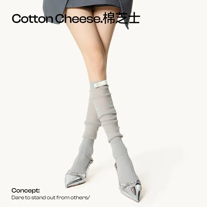 COTTON CHEESE Calf Socks Women's-4
