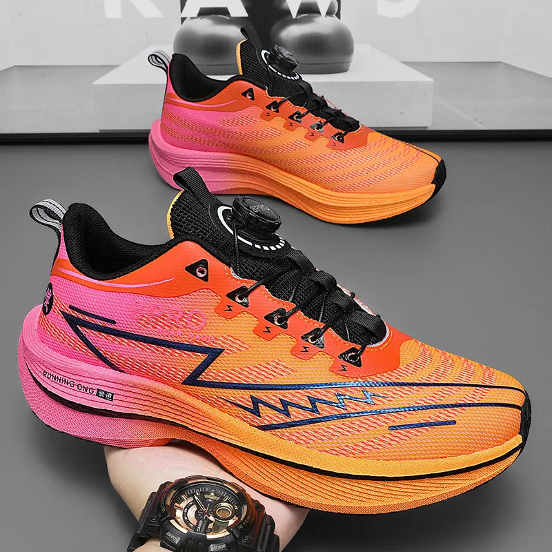 LONGDUIZHANG Shock Absorbers With Abrasion Resistant And Slip Resistant Properties Low Top Running Shoes Unisex-17