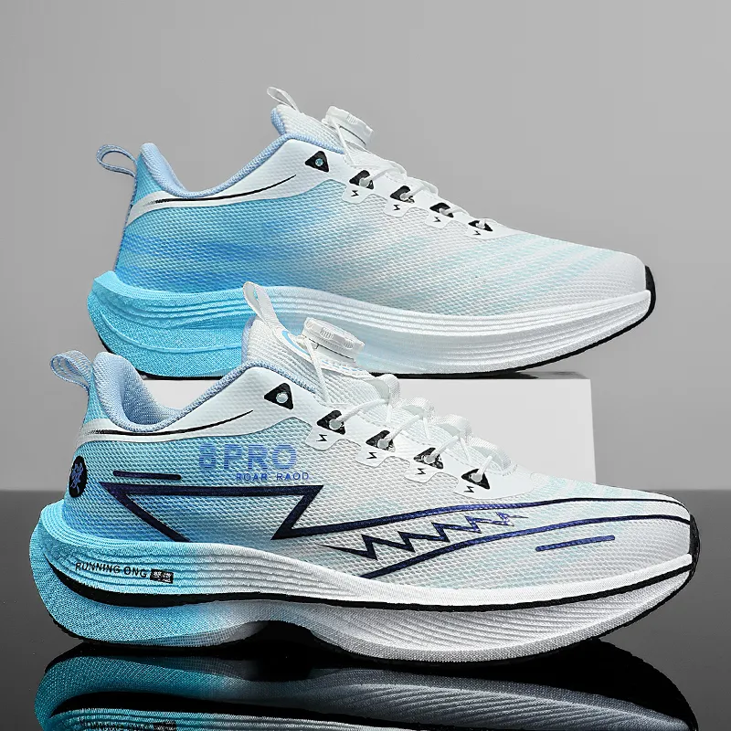 LONGDUIZHANG Shock Absorbers With Abrasion Resistant And Slip Resistant Properties Low Top Running Shoes Unisex-6