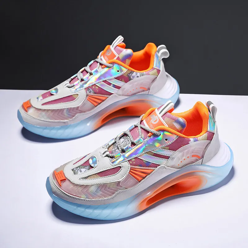 LONGDUIZHANG Cushioning, Slip Resistant, Abrasion Resistant, Support, Rebound Low Top Running Shoes Unisex-4