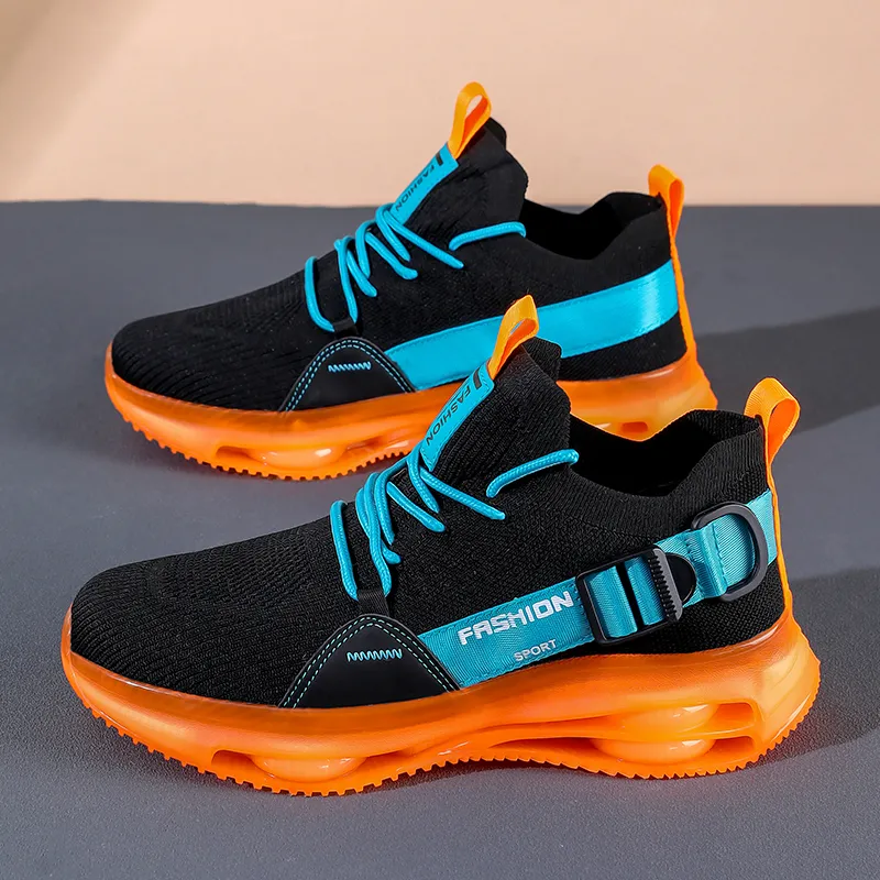 LONGDUIZHANG Shock Absorbers With Slip Resistant And Abrasion Resistant Properties Low Top Running Shoes Unisex-14
