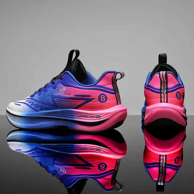 LONGDUIZHANG Cushioning Balance Support Abrasion Resistant Slip Resistant Low Top Running Shoes Unisex-3