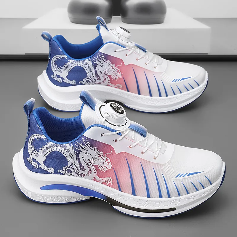 LONGDUIZHANG Slip Resistant, Abrasion Resistant, Lightweight, Breathable, Rebound Low Top Running Shoes Unisex-8