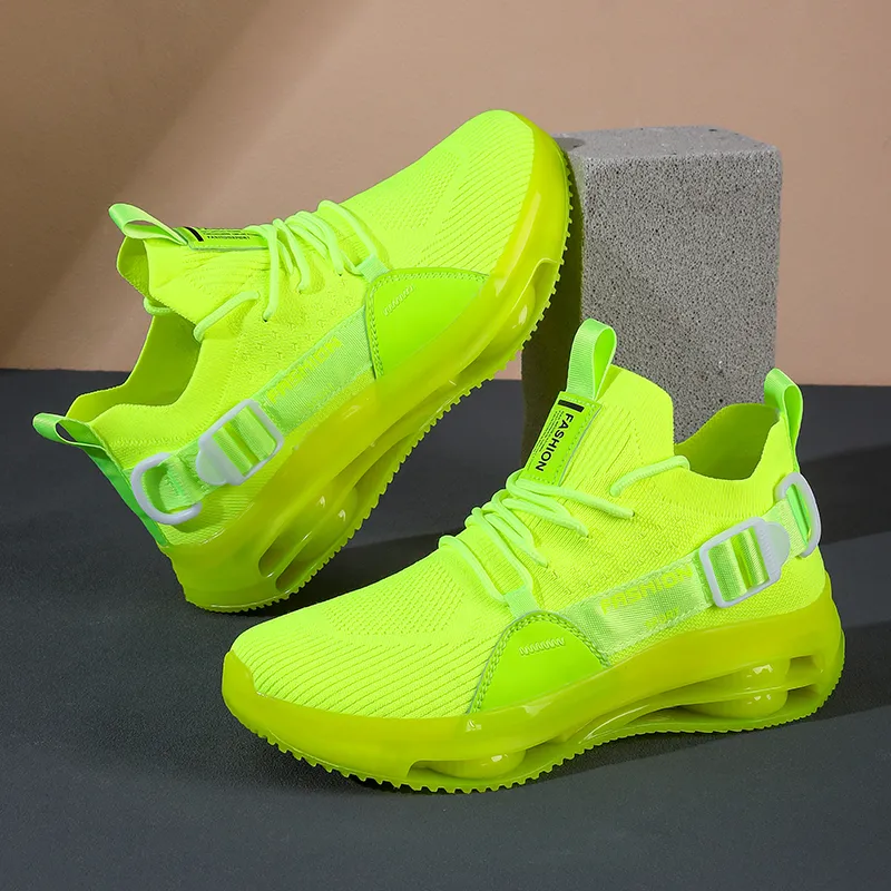 LONGDUIZHANG Shock Absorbers With Slip Resistant And Abrasion Resistant Properties Low Top Running Shoes Unisex-8