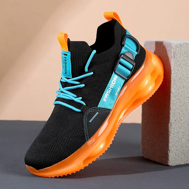LONGDUIZHANG Shock Absorbers With Slip Resistant And Abrasion Resistant Properties Low Top Running Shoes Unisex-12
