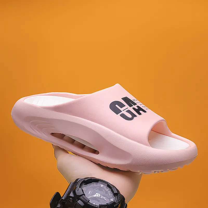 LONGDUIZHANG Quiet Slip Resistant Abrasion Resistant Cushioning Slide Slippers Unisex-12