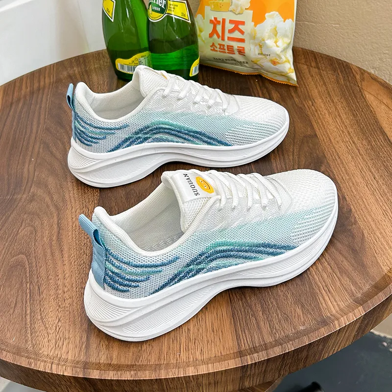 LONGDUIZHANG Shock Absorbers With Slip Resistant And Abrasion Resistant Properties Low Top Running Shoes Unisex-2