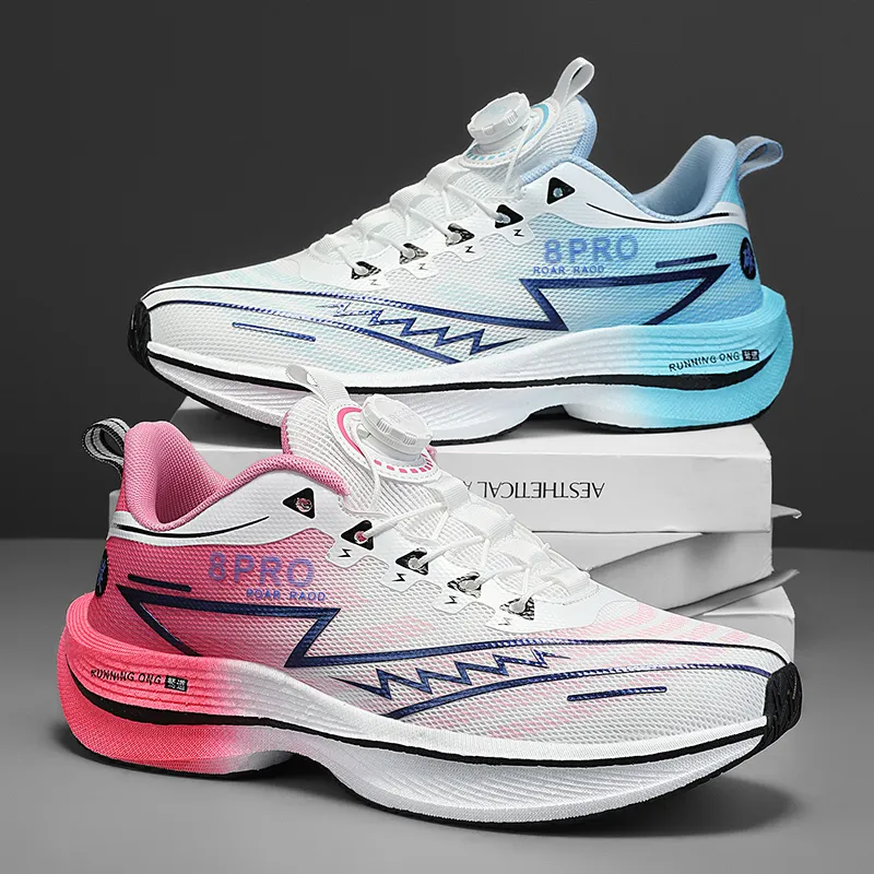 LONGDUIZHANG Shock Absorbers With Abrasion Resistant And Slip Resistant Properties Low Top Running Shoes Unisex-23