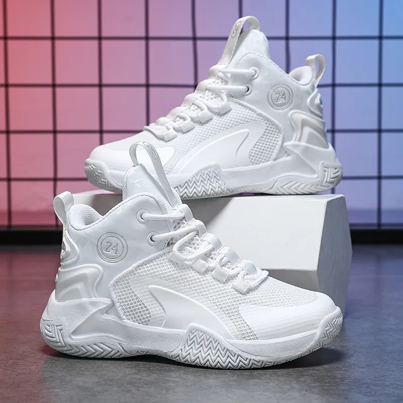 LONGDUIZHANG Cushioning, Slip Resistant, Abrasion Resistant, Support, Breathable High Top Basketball Shoes Unisex-12