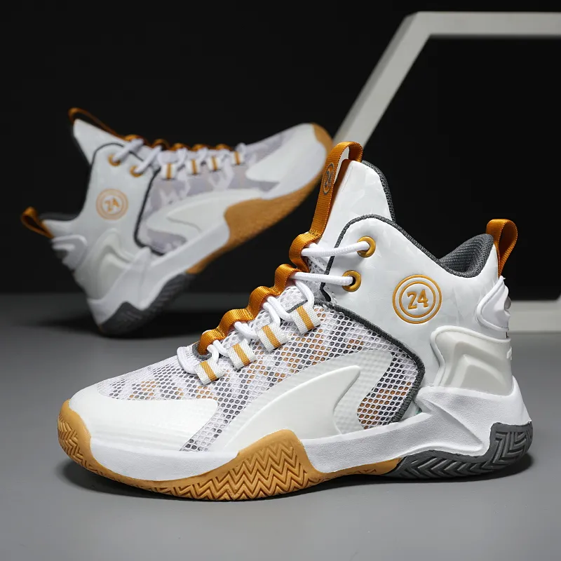 LONGDUIZHANG Cushioning, Slip Resistant, Abrasion Resistant, Support, Breathable High Top Basketball Shoes Unisex-15
