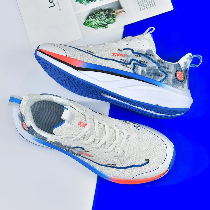LONGDUIZHANG Balance Support Abrasion Resistant Slip Resistant Low Top Running Shoes Men's-9