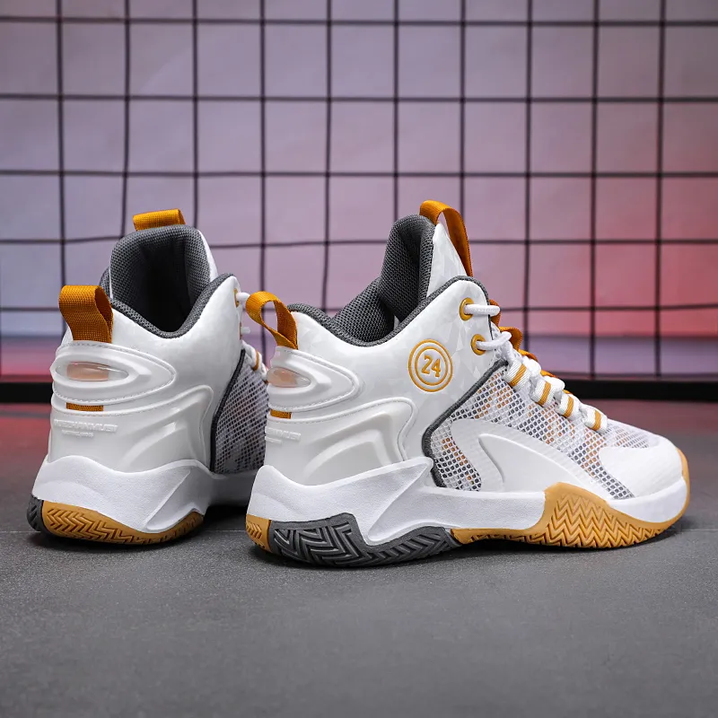 LONGDUIZHANG Cushioning, Slip Resistant, Abrasion Resistant, Support, Breathable High Top Basketball Shoes Unisex-17