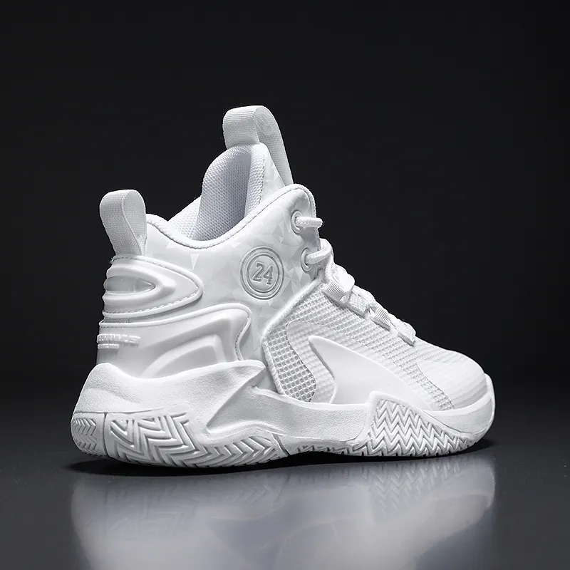LONGDUIZHANG Cushioning, Slip Resistant, Abrasion Resistant, Support, Breathable High Top Basketball Shoes Unisex-13
