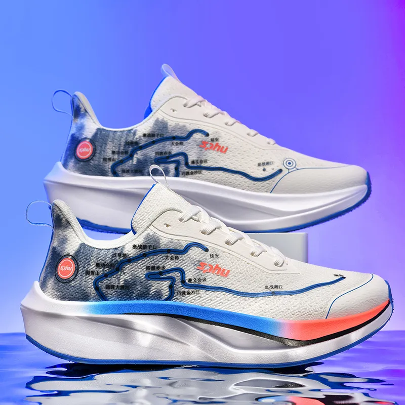 LONGDUIZHANG Balance Support Abrasion Resistant Slip Resistant Low Top Running Shoes Men's-7