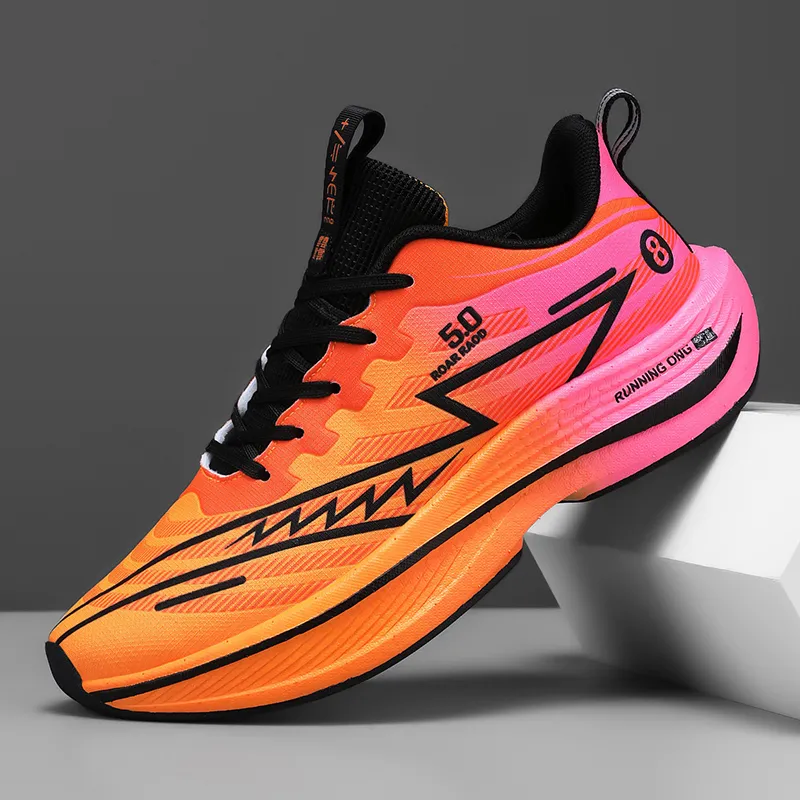 LONGDUIZHANG Cushioning Balance Support Abrasion Resistant Slip Resistant Low Top Running Shoes Unisex-7