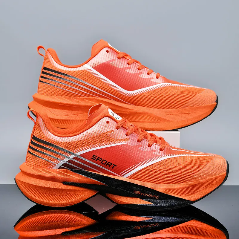 LONGDUIZHANG Balance Support Abrasion Resistant Slip Resistant Low Top Running Shoes Men's-25