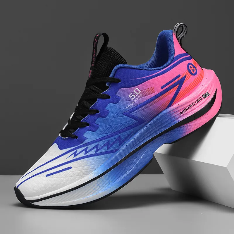 LONGDUIZHANG Cushioning Balance Support Abrasion Resistant Slip Resistant Low Top Running Shoes Unisex-2