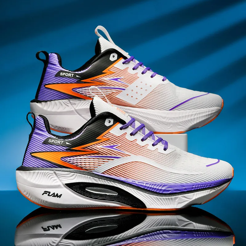 LONGDUIZHANG Abrasion Resistant Slip Resistant Low Top Running Shoes Unisex-8