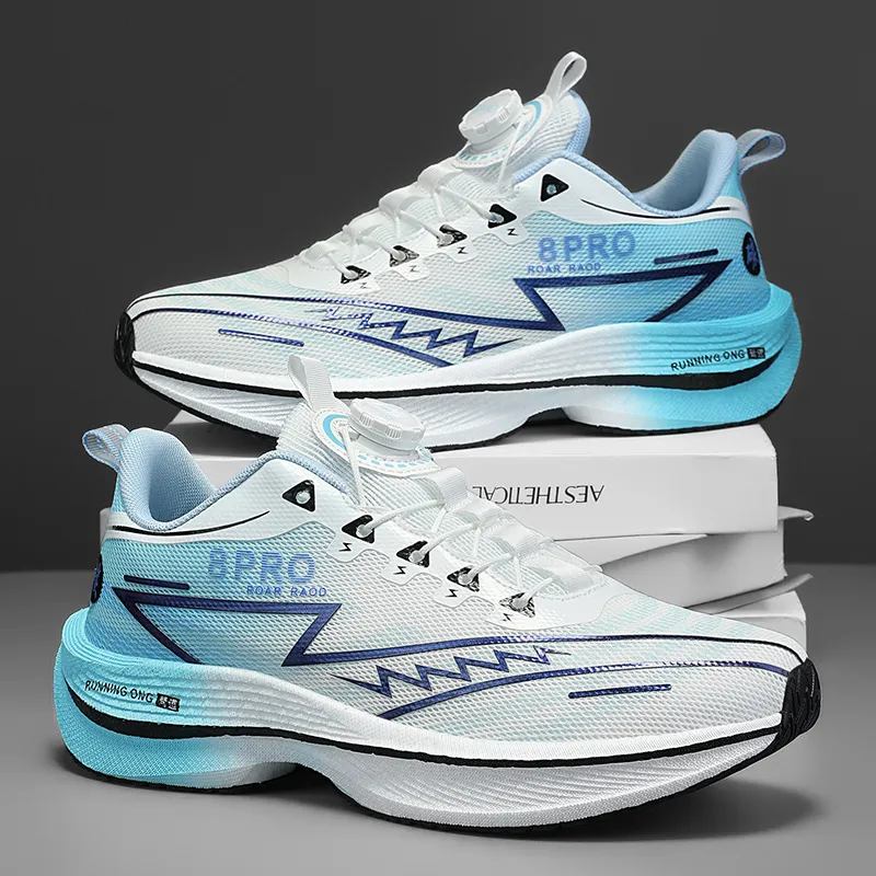 LONGDUIZHANG Shock Absorbers With Abrasion Resistant And Slip Resistant Properties Low Top Running Shoes Unisex-7
