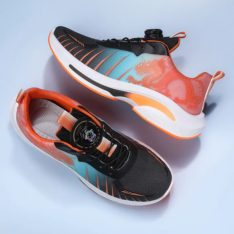LONGDUIZHANG Slip Resistant, Abrasion Resistant, Lightweight, Breathable, Rebound Low Top Running Shoes Unisex-12
