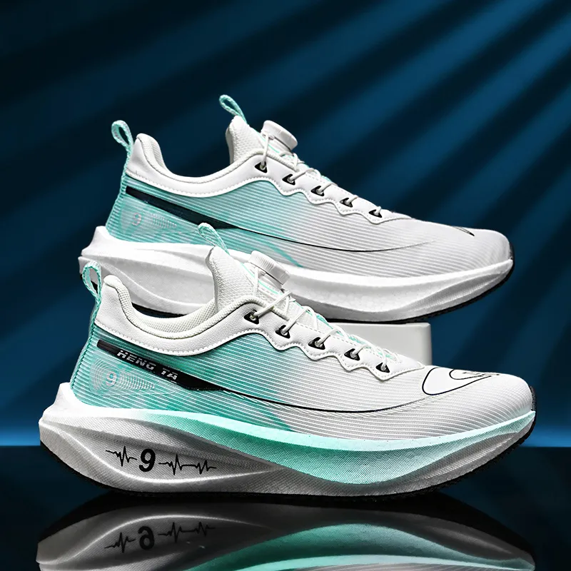LONGDUIZHANG Cushioning Support Abrasion Resistant Lightweight Slip Resistant Low Top Running Shoes Unisex-8