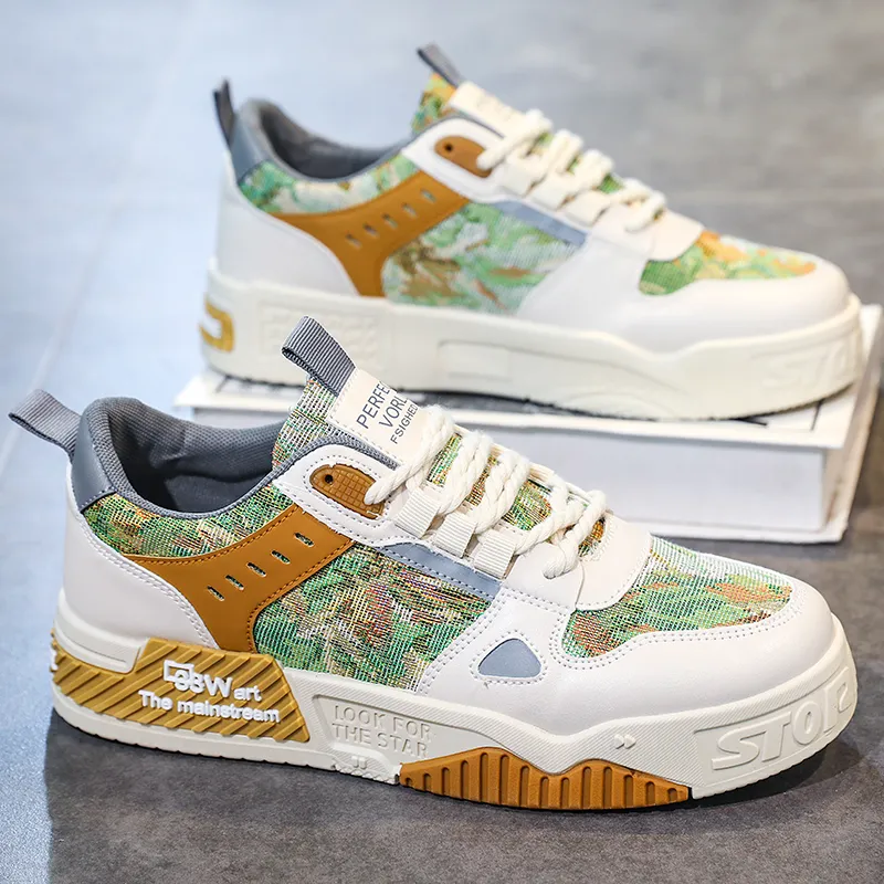 LONGDUIZHANG Slip Resistant Shock Absorbers With Abrasion Resistant Properties Skateboard Shoes Men's-3