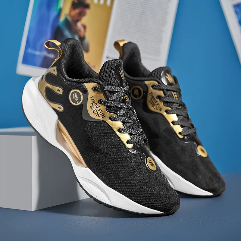 LONGDUIZHANG Cushioning, Slip Resistant, Abrasion Resistant, Support, Rebound Low Top Running Shoes Unisex-8