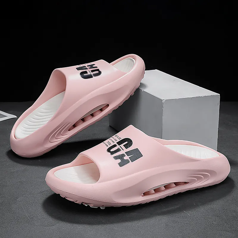 LONGDUIZHANG Quiet Slip Resistant Abrasion Resistant Cushioning Slide Slippers Unisex-13