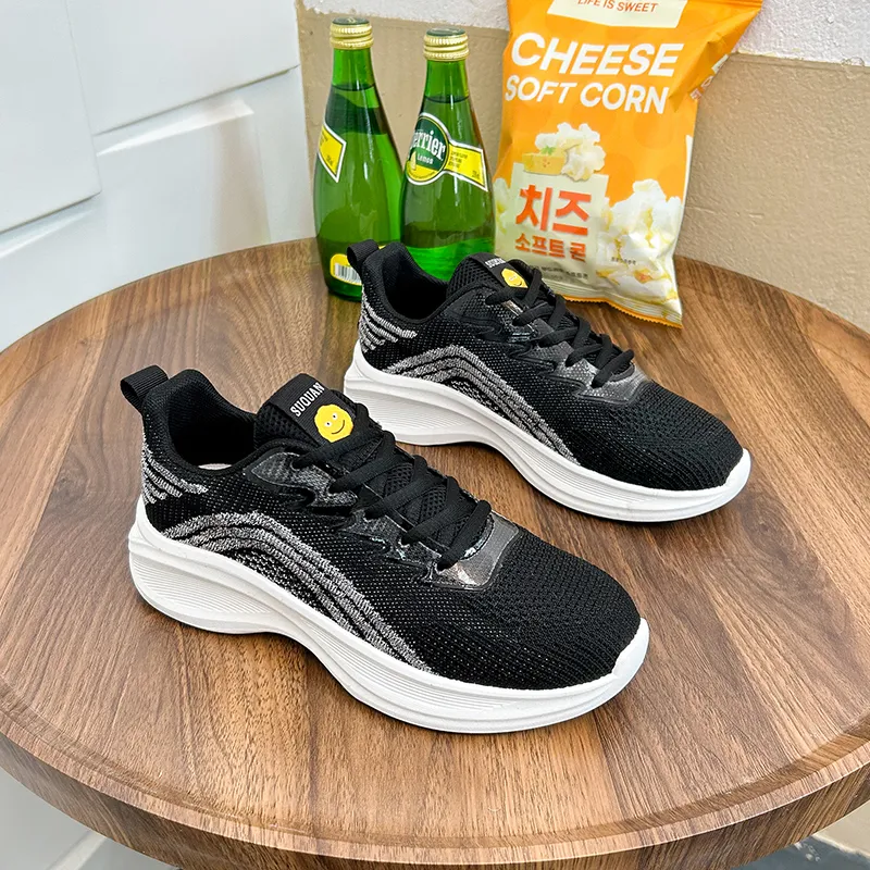 LONGDUIZHANG Shock Absorbers With Slip Resistant And Abrasion Resistant Properties Low Top Running Shoes Unisex-5