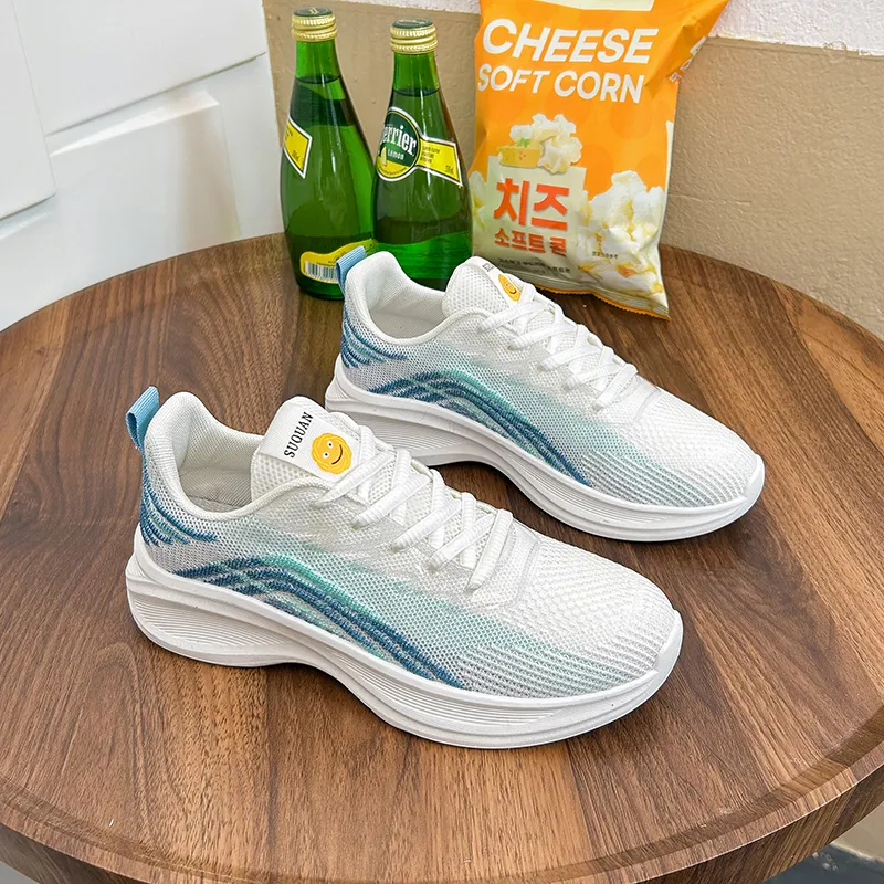 LONGDUIZHANG Shock Absorbers With Slip Resistant And Abrasion Resistant Properties Low Top Running Shoes Unisex-1
