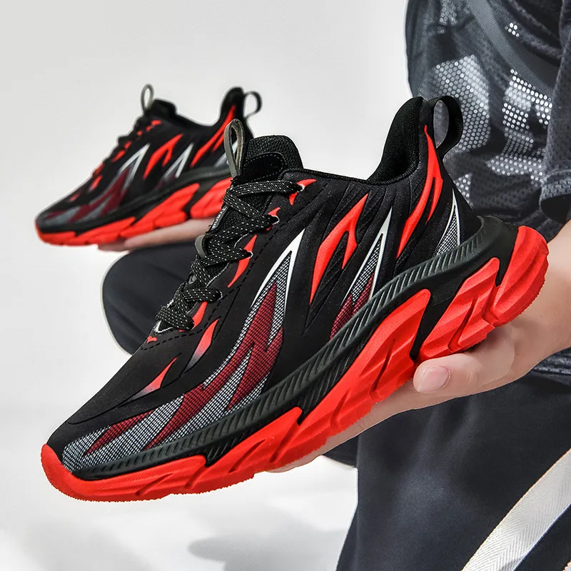 LONGDUIZHANG Cushioning, Slip Resistant, Abrasion Resistant Support Low Top Running Shoes Unisex-14