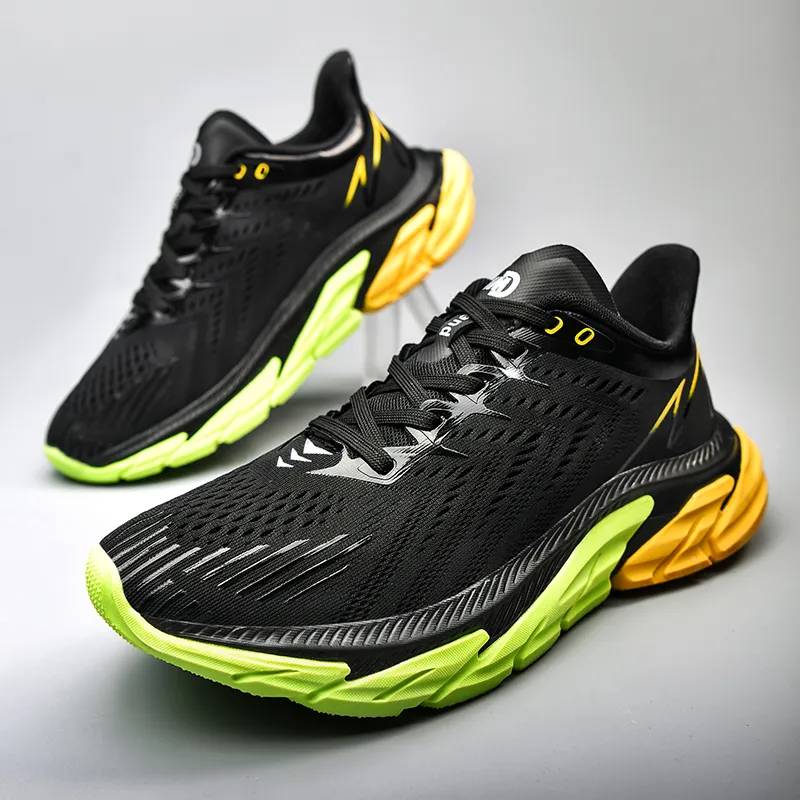 LONGDUIZHANG Cushioning, Slip Resistant, Abrasion Resistant Support Low Top Running Shoes Unisex-14