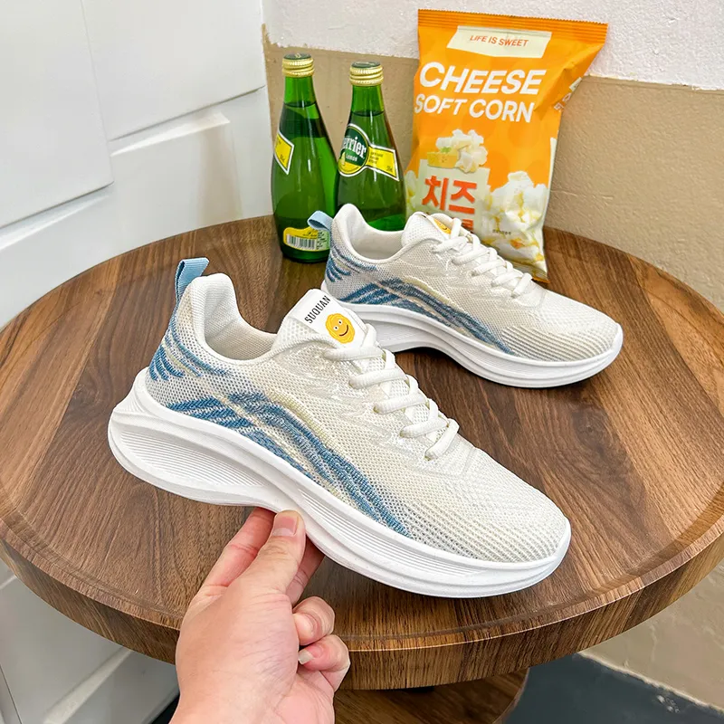 LONGDUIZHANG Shock Absorbers With Slip Resistant And Abrasion Resistant Properties Low Top Running Shoes Unisex-8