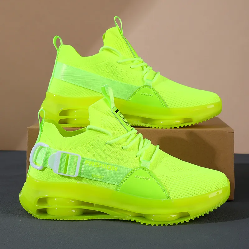 LONGDUIZHANG Shock Absorbers With Slip Resistant And Abrasion Resistant Properties Low Top Running Shoes Unisex-9