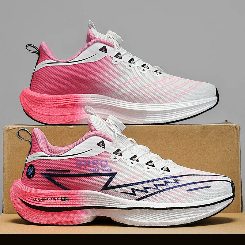 LONGDUIZHANG Shock Absorbers With Abrasion Resistant And Slip Resistant Properties Low Top Running Shoes Unisex-13