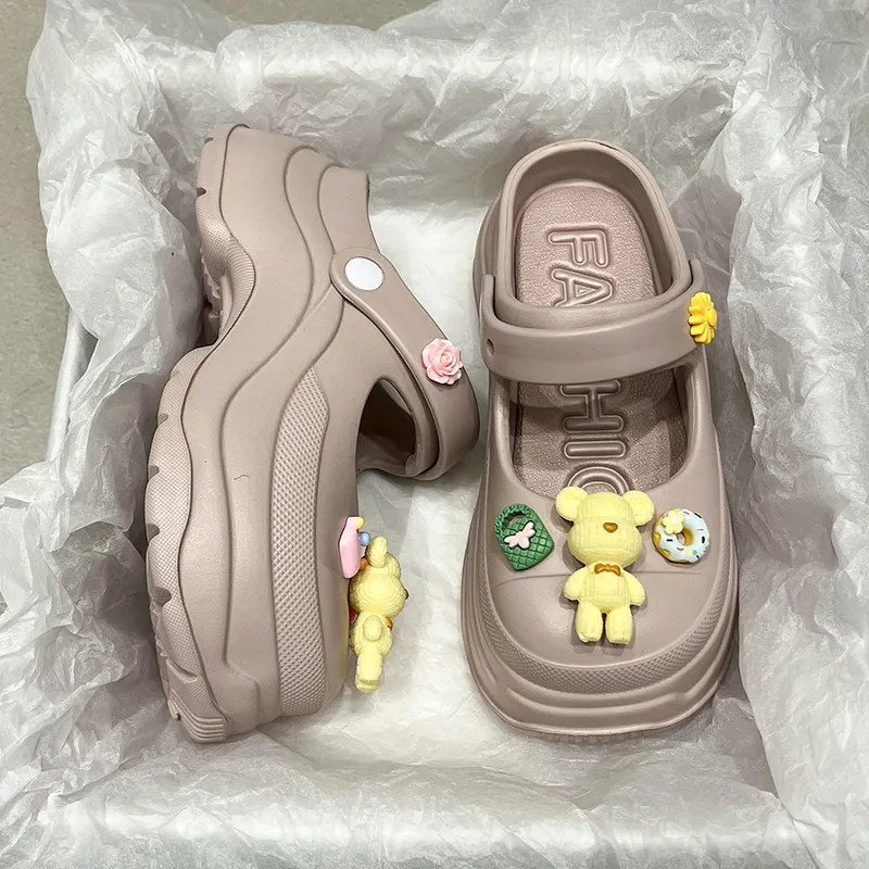 LONGDUIZHANG Clogs Women's-14