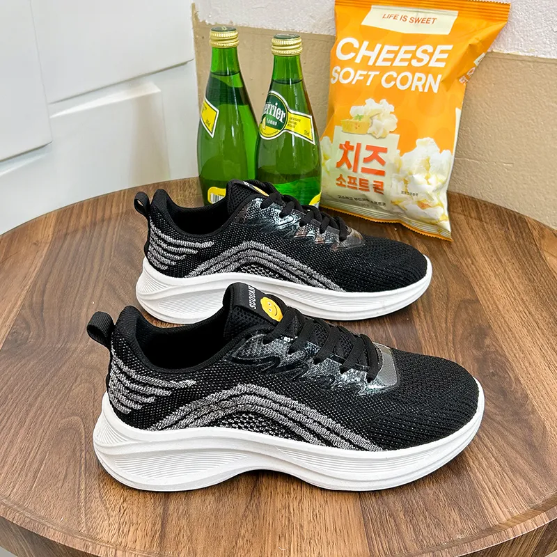 LONGDUIZHANG Shock Absorbers With Slip Resistant And Abrasion Resistant Properties Low Top Running Shoes Unisex-6