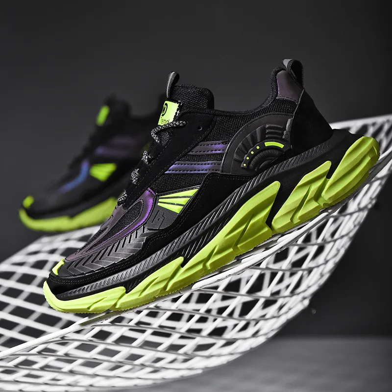 LONGDUIZHANG Cushioning, Slip Resistant, Abrasion Resistant Support Low Top Running Shoes Unisex-4