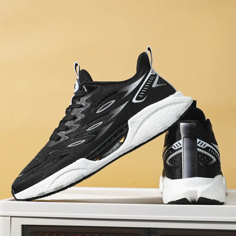 LONGDUIZHANG Cushioning, Slip Resistant, Abrasion Resistant Support Low Top Running Shoes Unisex-9