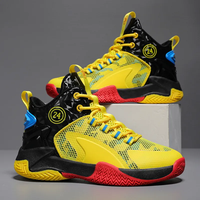 LONGDUIZHANG Cushioning, Slip Resistant, Abrasion Resistant, Support, Breathable High Top Basketball Shoes Unisex-20