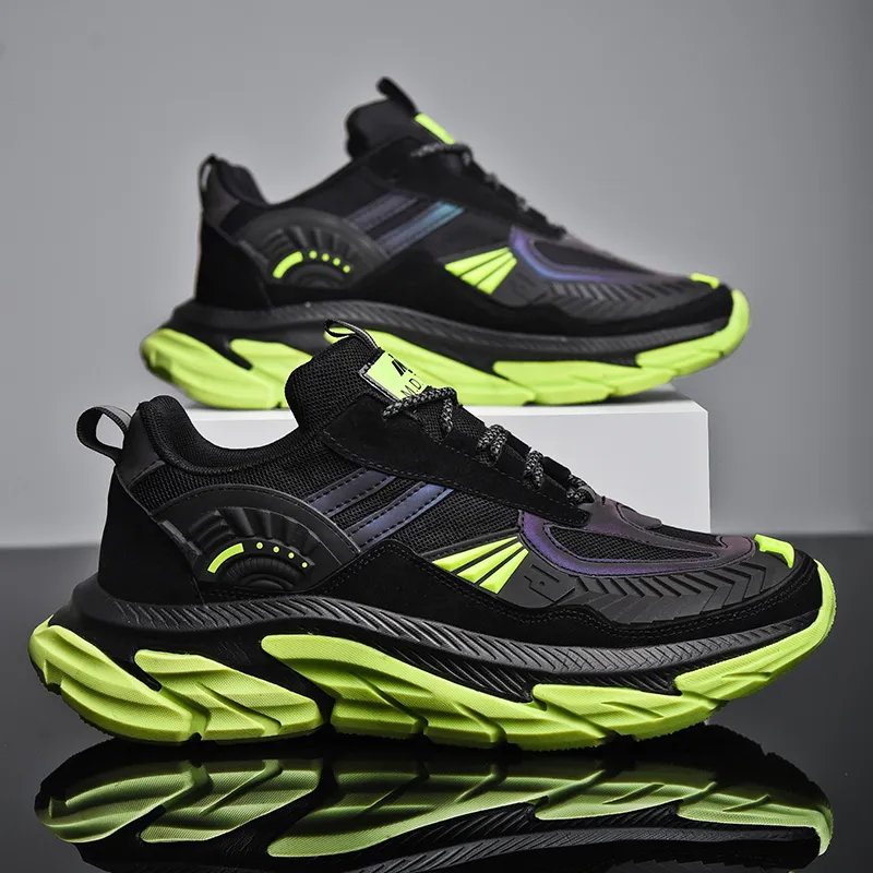 LONGDUIZHANG Cushioning, Slip Resistant, Abrasion Resistant Support Low Top Running Shoes Unisex-3