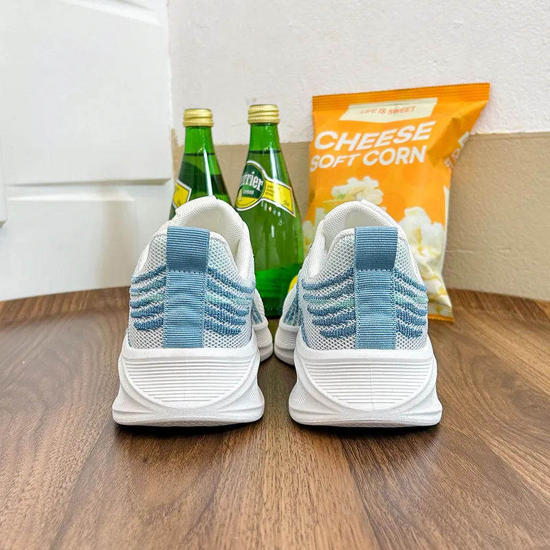 LONGDUIZHANG Shock Absorbers With Slip Resistant And Abrasion Resistant Properties Low Top Running Shoes Unisex-3